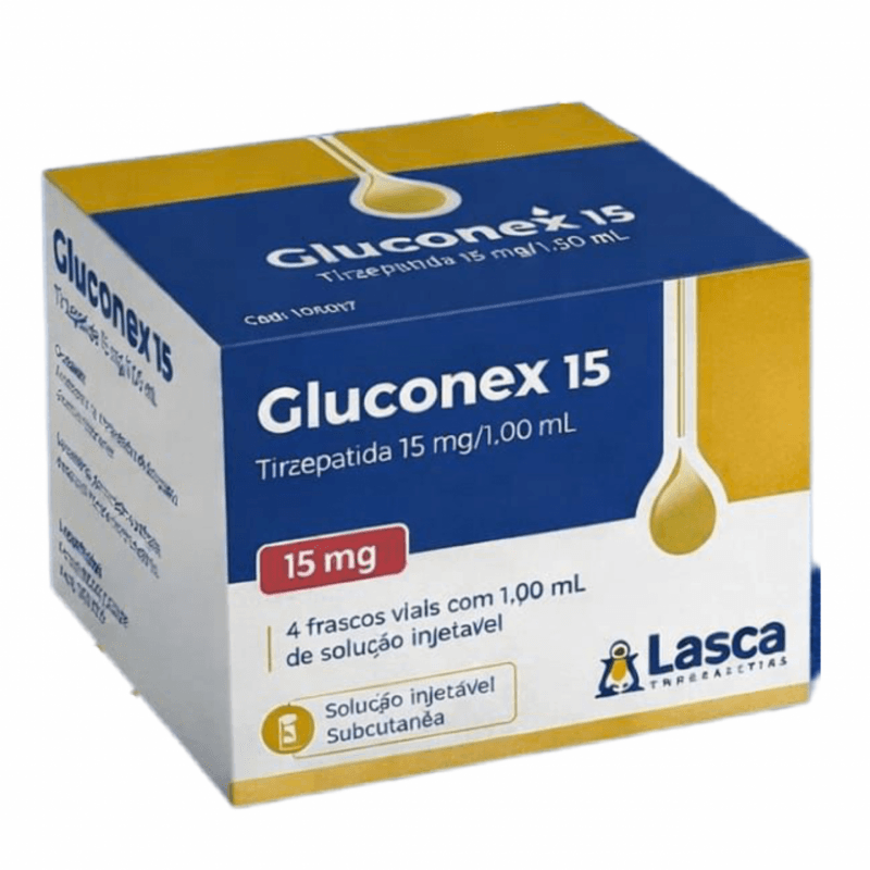 Gluconex Tirzepatida 15mg/1.0ml 4 Vial
