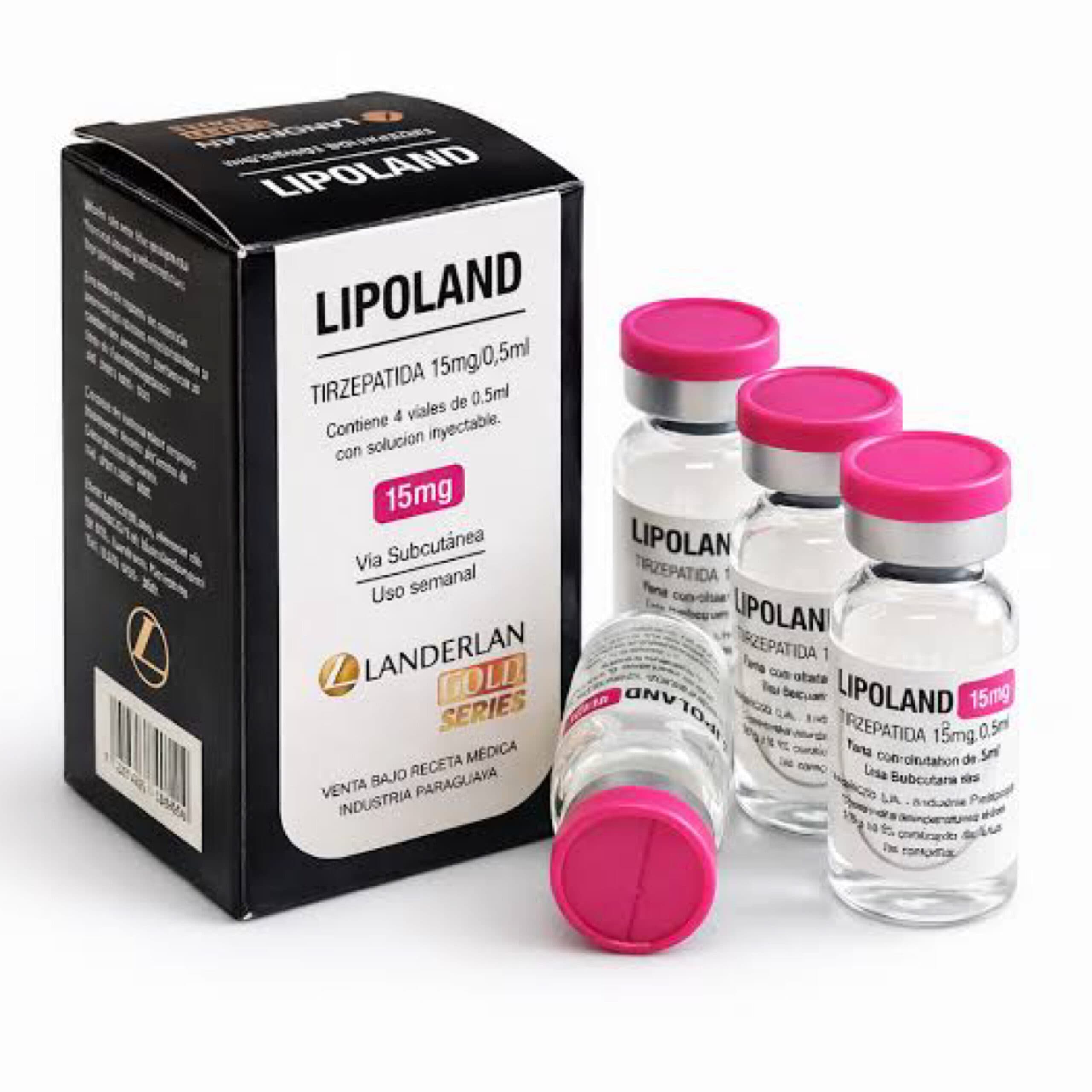 Lipoland Multidosis Tirzepatida 15mg/0,5ml 4vial