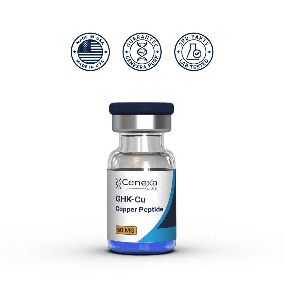 Usa Peptides Ghk-Cu 50mg/1vial + 5ml Agua Bacteriostática