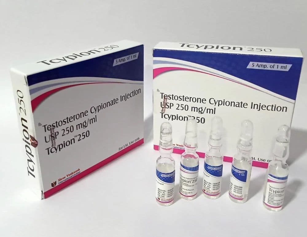 Testo Cypionate 250mg/1ml 5vial 2ml